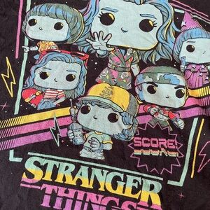 Pop Black Stranger Things Tee
